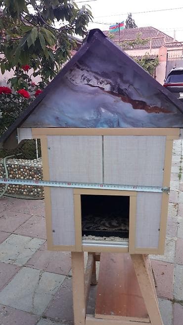 pişik ucuz: Məhsul: Açıq havada istifadə üçün pişik evi Təsvir: Qapalı pişik evi — 9