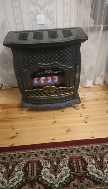 Kamin Peçi, İşlənmiş, yanacaq - Qaz