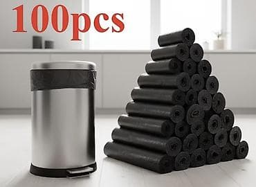 Zibil torbaları: 🗑️ Zibil torbaları – 100 ədəd Möhkəm və keyfiyyətli zibil torbaları — 2