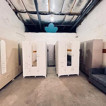 Geniş seçimli paltar şkafları - Model: çoxqapılı paltar şkafları -