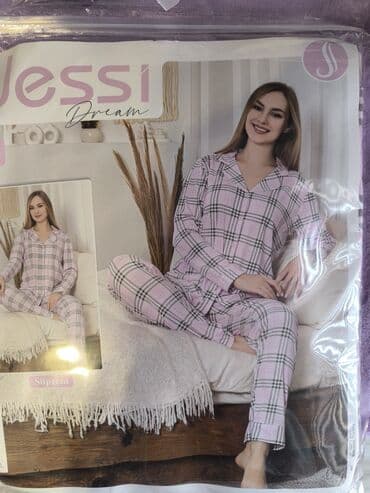 Qadın ayaqqabıları: Qadın pijama dəstləri – 100% pambıq 1) Over Sleep by Poleren – — 3