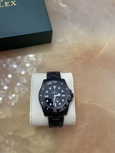 Аксессуары: Rolex Submariner – qara keramik bezel və qara rəngli Oyster qolbaqla — 1