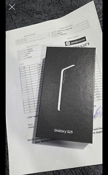 Samsung Galaxy S25, 128 GB, Sənədlərlə — 1