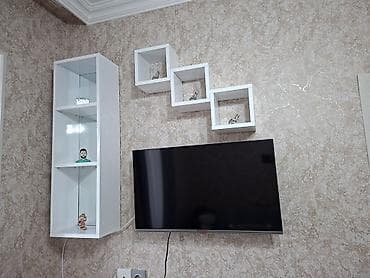 mdf divar panelleri: Dekorativ rəf, Düz — 1