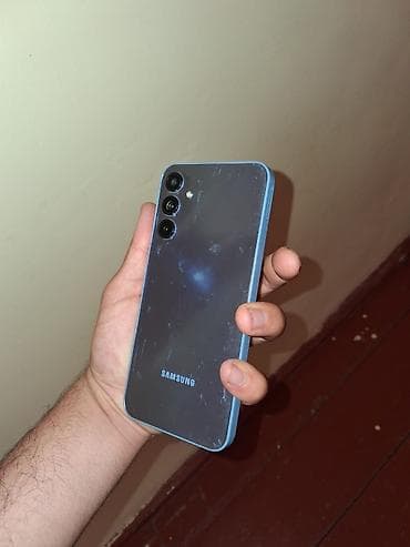 planset samsung tab: Samsung Galaxy A15, rəng - Mavi, Barmaq izi — 2