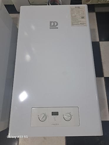 Demrad Nepto qaz kombi - Divardan asılan, kompakt və ağ korpuslu