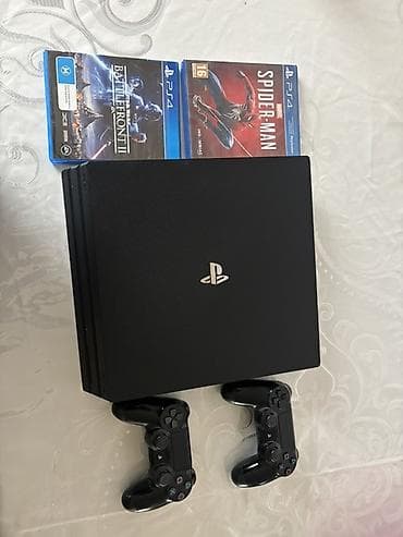 irsad telecom playstation 5: PS4 Pro oyun dəsti Komplekt: - PlayStation 4 Pro konsolu (qara rəng — 5