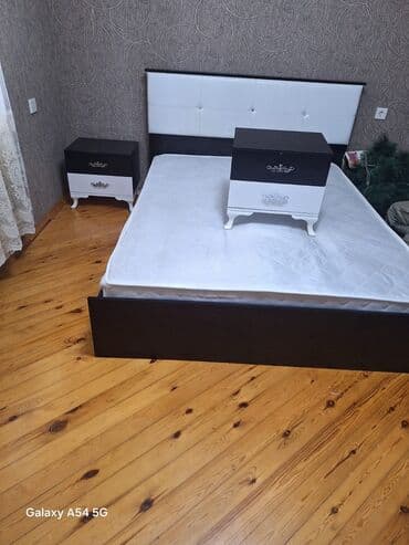 dəmir rəflər: İkinəfərlik çarpayı, Dolab, İşlənmiş — 1