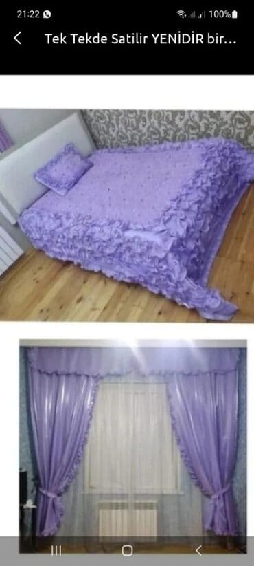 Balışlar, yastıqlar: Yataq üçün Yeni Qaşlı rəng - Ağ Yataq örtüyü, Ödənişli çatdırılma — 5