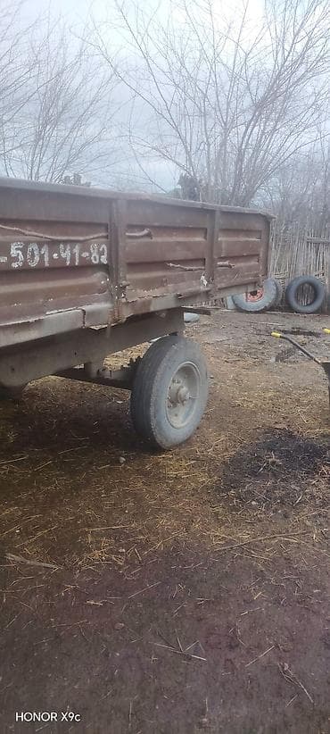 Su nəqliyyatı: Kənd təsərrüfatı üçün qoşqu (traktor üçün) - 2 oxlu, 4 təkərli — 3