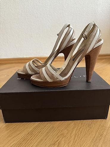 bağlı sandallar: Studio Pollini qadın sandaleti – Made in Italy 38 razmer - Brend — 2