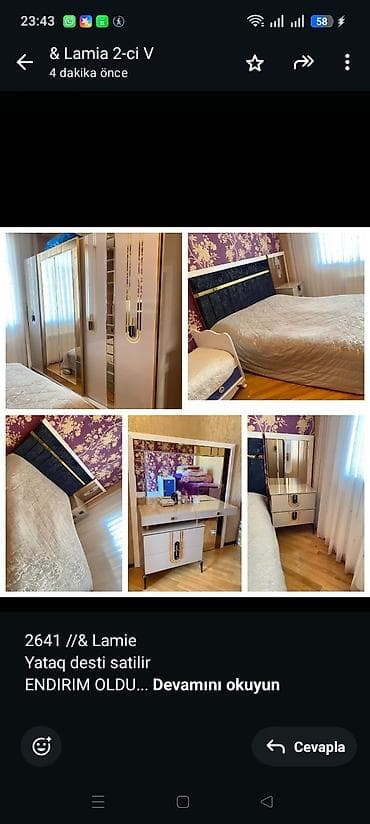 yorgan dosek satisi: 2641 //& Lamie Yataq desti satilir ENDIRIM OLDU Turkiye — 1