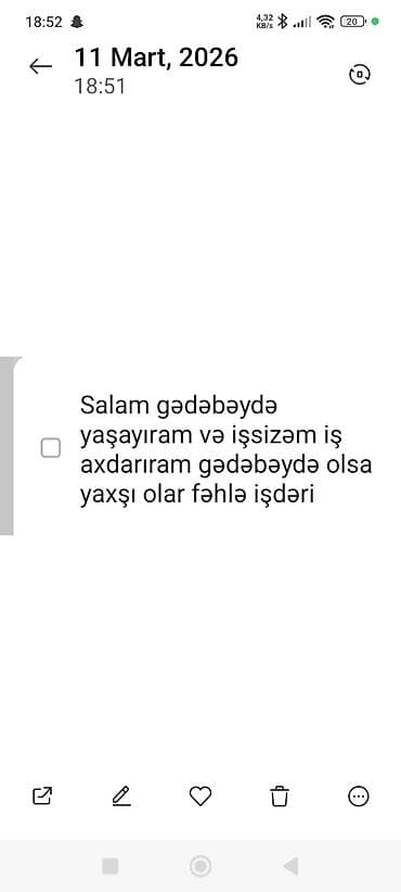 iş axtarıram tecili: Fəhlə, 5 ildən artıq təcrübə — 4