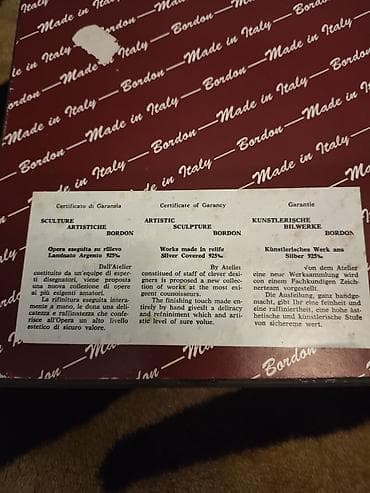 Şəkillər, tablolar: Məhsul: İtalyan 925‰ gümüş rellef, iri ölçülü çərçivəli tablo - — 3