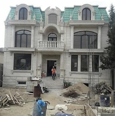 plastik hasarlar: Aqlay daşları. Dekorativ fasad işləri – daş üzlük - Klassik üslubda — 6