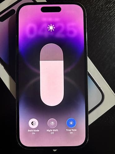 iphone xs max islenmis: IPhone 14 Pro, 128 GB, Deep Purple, Simsiz şarj, Face ID — 5