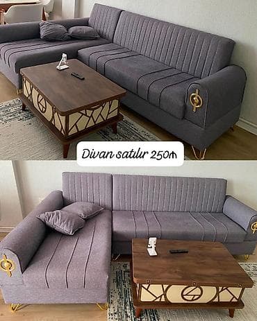 Divan satılır jurnalni ilə birlikdə 250₼. Açılır bazası var.Ünvan