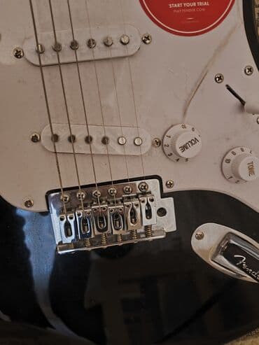 Velosiped aksesuarları: Elektron gitara, Fender, 6 sim, İşlənmiş, Ünvandan götürmə, Ödənişli çatdırılma — 8