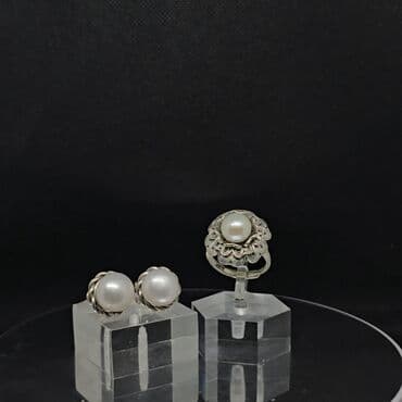 золотые комплекты с бриллиантами в баку: В комплекте: Кольцо, Серьги, Серебро, 925 проба — 1