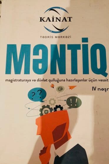 Məhsul: “Məntiq” kitabı – Kainat Tədris Mərkəzi Nəşr: IV nəşr Təsvir