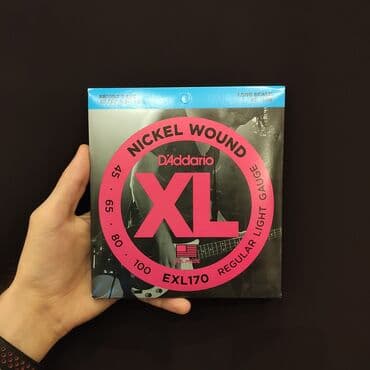 sintezator almaq: Bass gitara simləri Daddario EXL170 Həm yeni başlayanlar, həm — 1