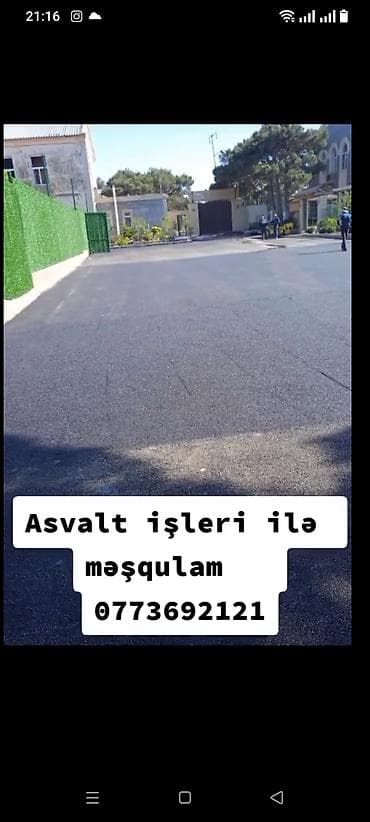 Sağlamlıq və gözəllik: Asfalt işləri – peşəkar icra - Həyət, yol, dayanacaq, giriş-çıxış və — 5