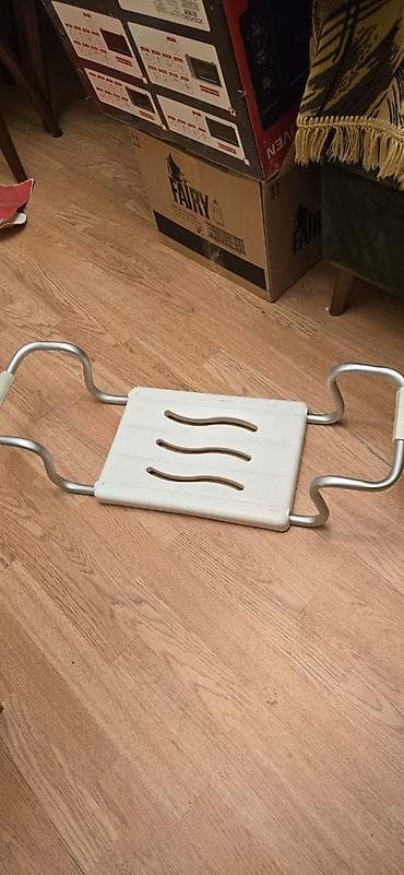 Салонная, медицинская мебель: Vanna üçün oturacaq/keçid lövhəsi - Material: alüminium karkas — 2