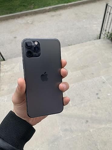 vip iphone 11: IPhone 11 Pro, 256 GB, Space Gray, Zəmanət, Simsiz şarj, Face ID — 1