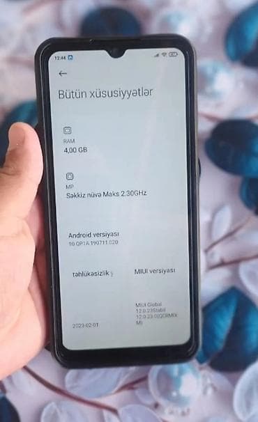 Redmi 9C, 128 GB, Barmaq izi