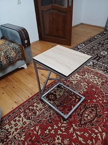 ofis ucun stullar: Jurnal masası, Açılmayan, Laminat, Kvadrat masa — 4