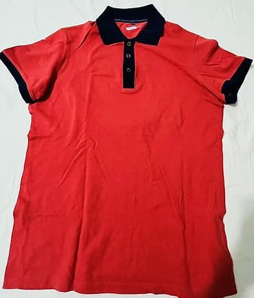 Polo köynəklər: Qırmızı polo köynək - Model: Klassik polo - Rəng: Parlaq qırmızı — 1