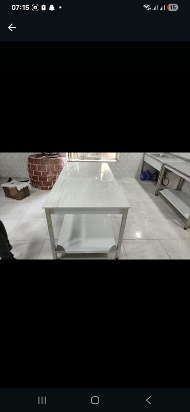 стол деревянный кухонный: Прямоугольный стол, Нераскладной — 14