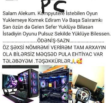 Xidmət: Kompüterə oyunların yüklənməsi və öyrədilməsi - Kompüterinizə at lalafo.az Xidmət: Kompüterə oyunların yüklənməsi və öyrədilməsi - Kompüterinizə