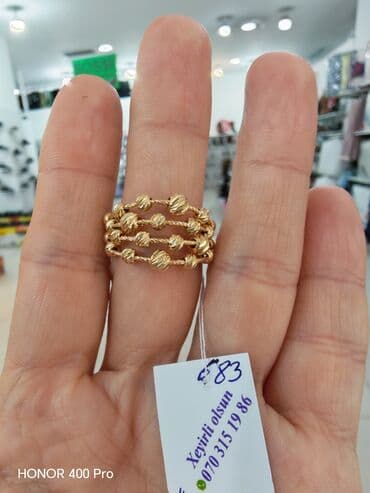 Üzük, Pandora, Sarı qızıl, 585 Əyar