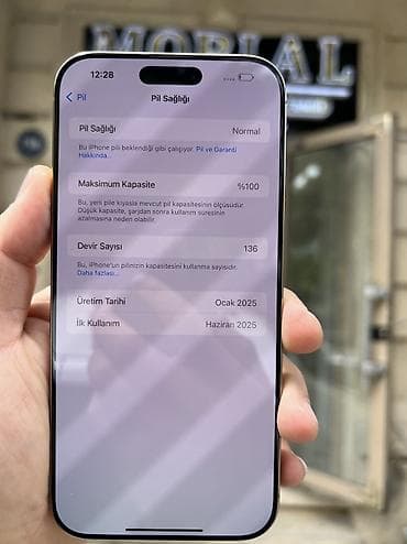 iphone xs pro max: IPhone 16 Pro Max, 256 GB, Desert Titanium, Zəmanət, Simsiz şarj, Face ID — 2