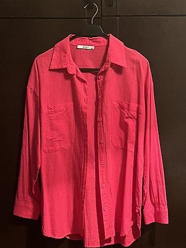Qadın köynəyi – Crep, ölçü M - Rəng: canlı çəhrayı/fuşya - Model lalafo.az -da Qadın köynəyi – Crep, ölçü M - Rəng: canlı çəhrayı/fuşya - Model