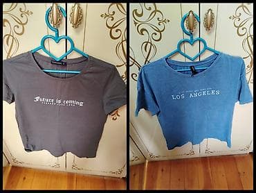 Qadın qısaqol T‑shirt dəsti – 2 ədəd - Brend: LCW Casual (boz