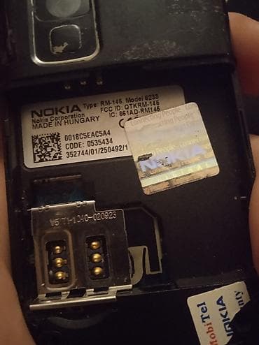 Nokia 6260, rəng - Qara, Düyməli — 2