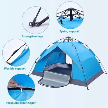 piknik dəsti: Avtomatik cadir palatka (yeni) 🔺acib yigmaq cox asandir(eyni sekildeki — 3