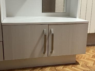 4 qapılı, Güzgülü, Boz, Açılan, Düz dolab — 9