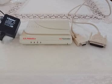 sazz usb modem: Xarici Fax Modem USRobotics 56K. İşlək vəziyyətdə. Nömrədə Whatsapp — 1