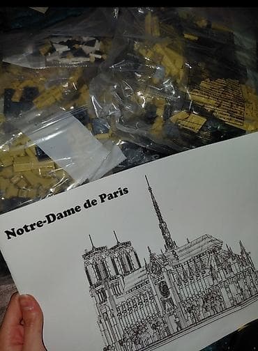 Uşaq dünyası: Notre-Dame de Paris arxitektura konstruksiya dəsti - Parisin məşhur — 3