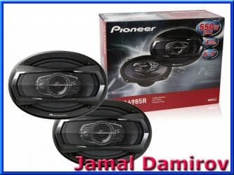 dinamik pioner: Pioneer ts-6985s 550watt. Bundan başqa hər növ avtomobi̇l — 1