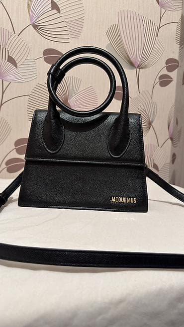 kolej jaket: Jacquemus Le Chiquito üslubunda çiyin/əl çantası. - Rəng: qara - — 1