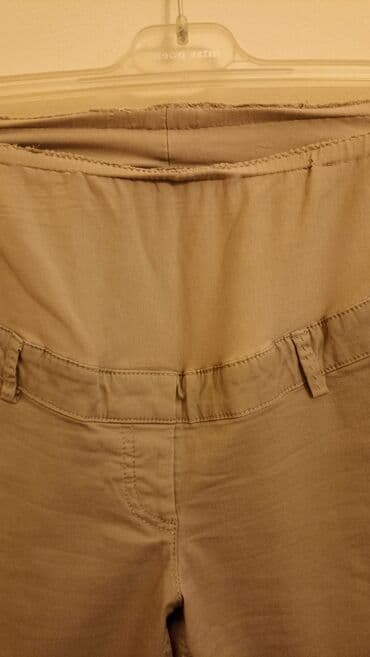 hamilə qadınlar ucun şalvarlar: Şalvar, H&M, XL, rəng - Bej — 4