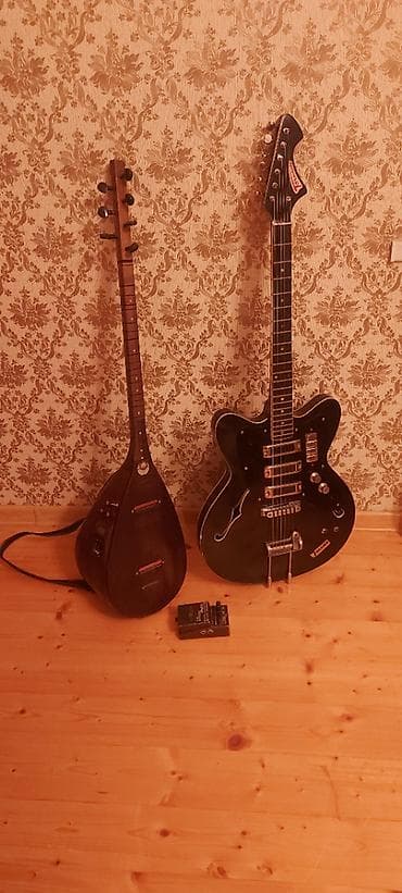 Gitara, Milli Saz satılır çox sərfəli qiymətə. Boss 3 və 2 alət tutan