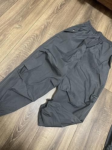 Baş geyimləri: Qrafit boz rəngdə idman/küləkkeçirməz kostyum dəsti - 2 hissə — 8