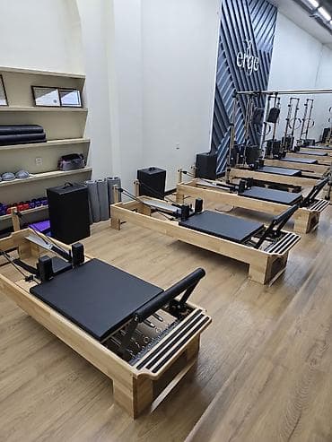 Pilates Reformer trenajorları – studiya üçün tam dəst - Material