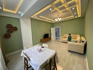 Потолок: İcarəyə verilir 2 otaqlı yeni tikili 84 m², 8 Noyabr m. Kateqoriya — 2