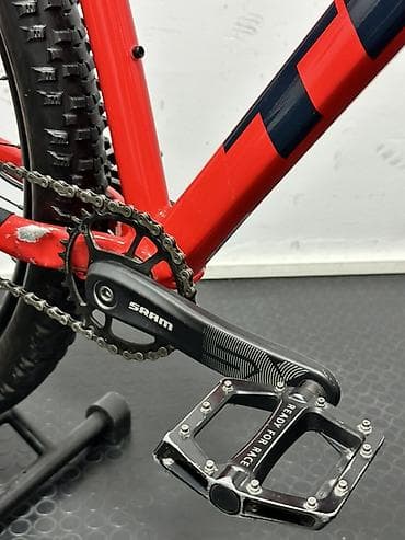 mtb trek: Trek hardtail dağ velosipedi - Çərçivə: Alüminium, qırmızı rəng — 4